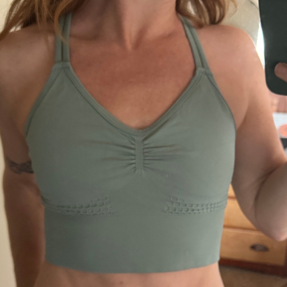 Sage Workout Crop